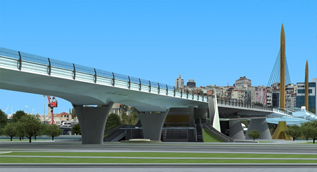 HALİÇ METRO PASS BRIDGE